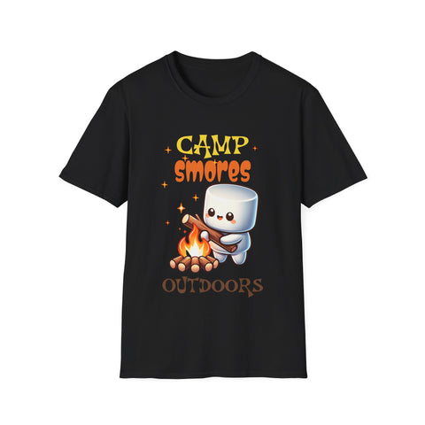 Camp S'mores T‑Shirt — Cute Marshmallow Camping Tee (Outdoors)